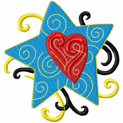 Space Designs Embroidery Design 6